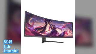 5K 49 inch gebogen gamingmonitor 165 Hz