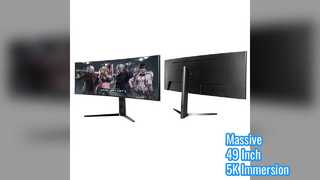 49 inch 5K 75Hz gebogen gamingmonitor