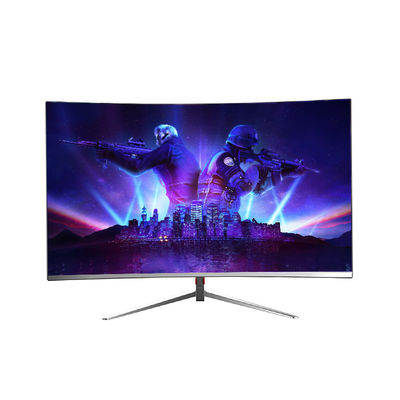 Op maat gemaakte 27 inch gebogen gaming monitor 100Hz 144Hz LED monitor Wit computer scherm monitor