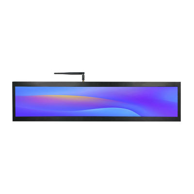 24 inch Supermarkt Ultra Wide Strip Advertising Digital Signage Monitor Type Stretched Bar LED Display Scherm