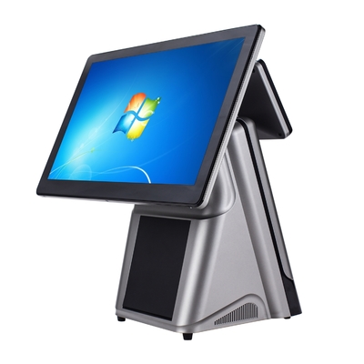 15,6 inch i5 8+256GB Kassa POS, Windows10 Capacitief Touchscreen POS Monitor Ingebouwde Thermische Printer voor Restaurant
