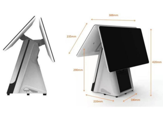 15,6 inch touchscreen POS-monitor, alles-in-één POS-systemen voor restaurants en winkels