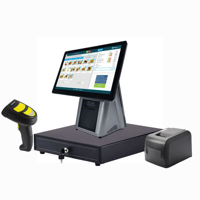 15 inch POS-terminal met één scherm Android 11 touchscreen alles-in-één kassa